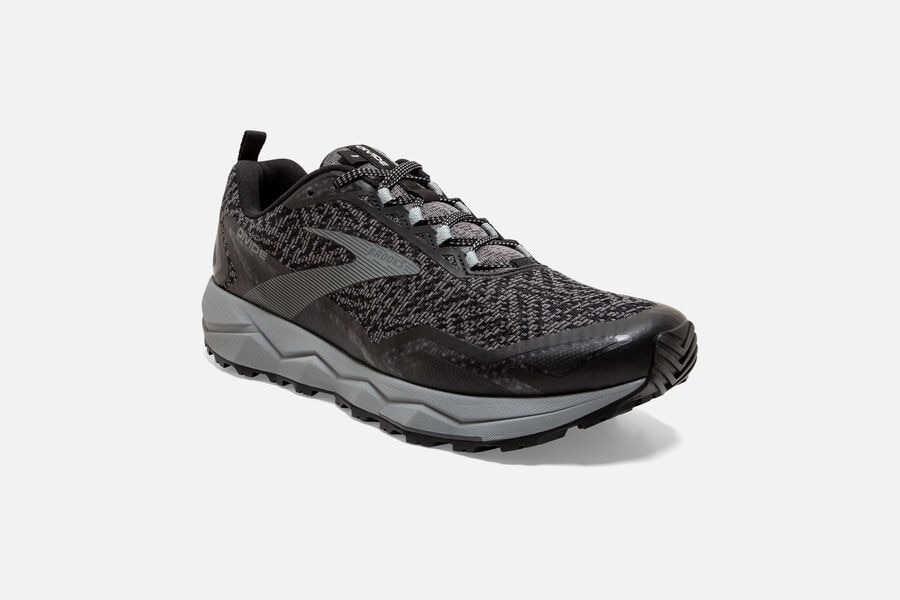 Brooks Divide Trail Loopschoenen Heren - Zwart/Grijs - 096823DXQ